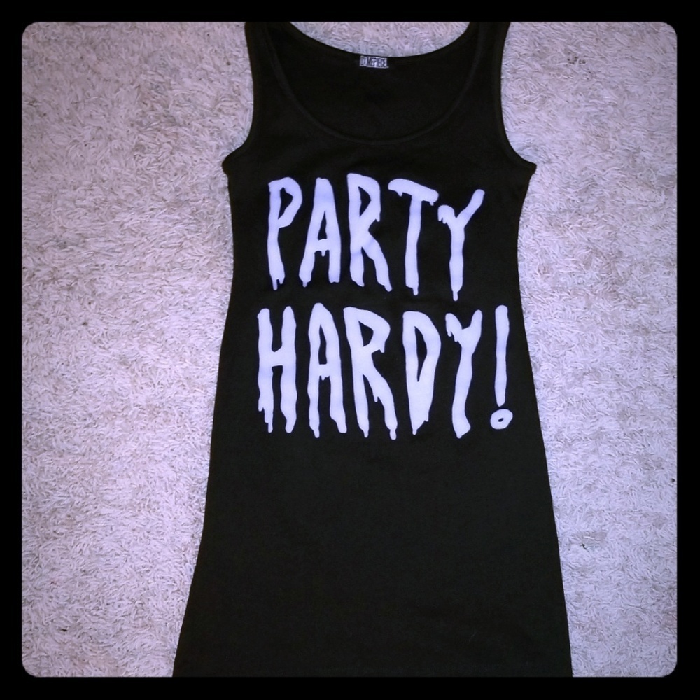 Dimepiece MD Party Hardy Mini Bodycon Black Dress